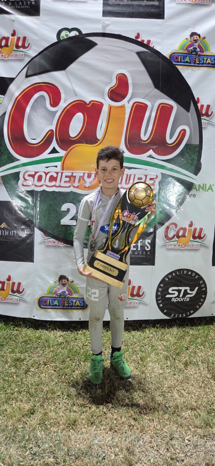 Campeão Copa Caju 2025 - Samuel J. Goleiro